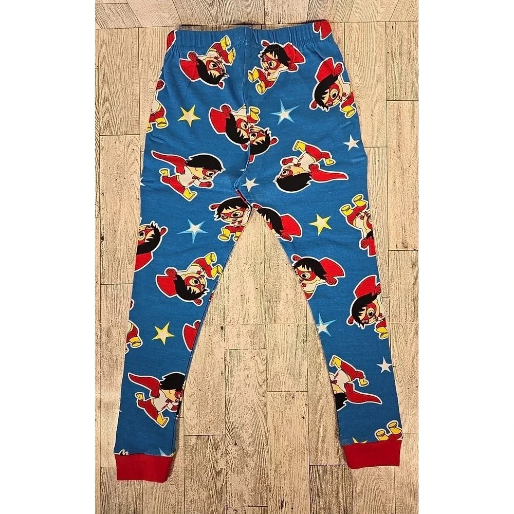 Ryans World Pajamas Boys 4 Red Titan Snug Fitting 2pc Set Pjs NEW